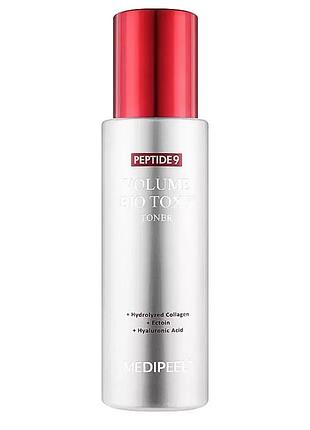 Антивозрастной тонер с пептидами и гиалуроновой кислотой medipeel peptide 9 volume bio tox toner pro
