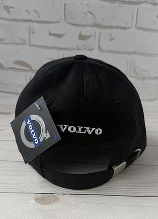 Черная хлопковая бейсболка volvo (люкс) 5