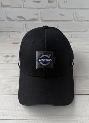 Черная хлопковая бейсболка volvo (люкс) 3