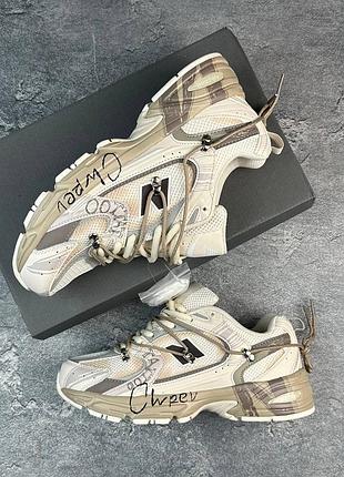Кроссовки new balance 530 custom beige 4