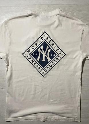 Оригінальна оверсайз футболка new era ny yankees world series