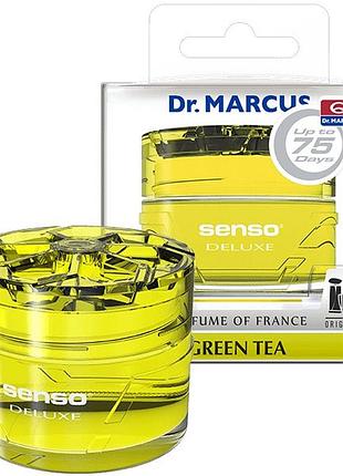 Освежитель гель 50ml - "marcus" - senso deluxe - green tea (зеленый чай) (12шт/уп)