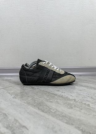 Dirk bikkembergs women’s y2k distressed suede low top  soccer shoes size eu 38 кросівки кеди взуття