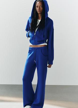 Спортивний костюм жіночий синій zara