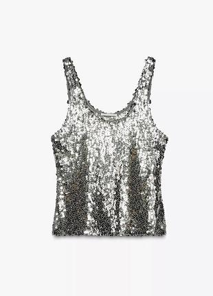 Святковий топ/майка/блуза zara. іспанія.