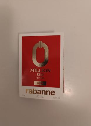 Пробник rabanne million red for her 2