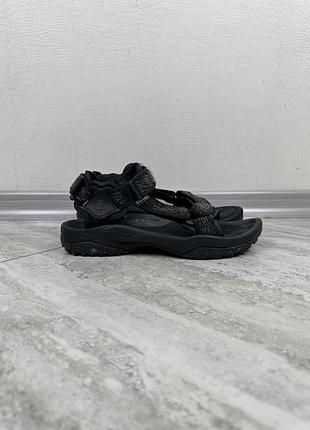 Teva sandals men's size 9 black strappy sport water hiking shoes сандалі взуття