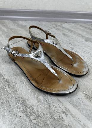 Prada sport linea rossa sandals size 39 сандалі босоніжки