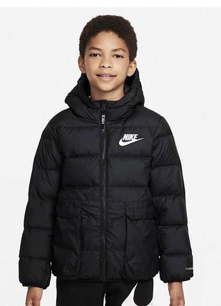 Пуховик дитячий nike чорний xs