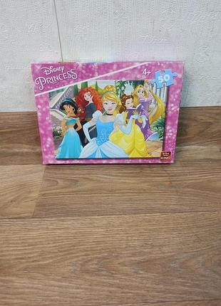 Детский пазл принцессы диснея disney princess на 50 элементов