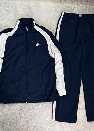 Костюм спортивний nike вінтаж олімпійка і штани зіпки оверсайз l