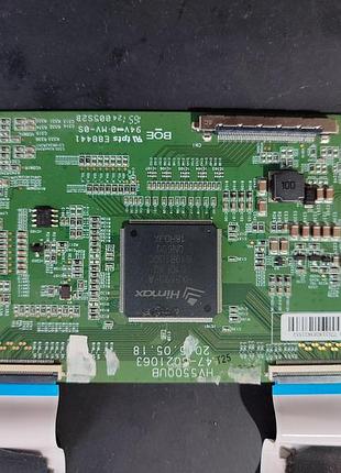 Плата t-con для телевизора romsat 55umt16512t2. hv5500ub 47-6021063.