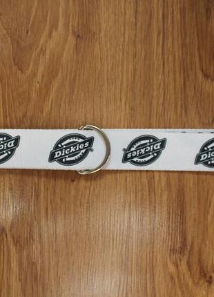 Текстильний унісекс пояс ремінь dickies web belt пряжка металеве кільце (d-ring)