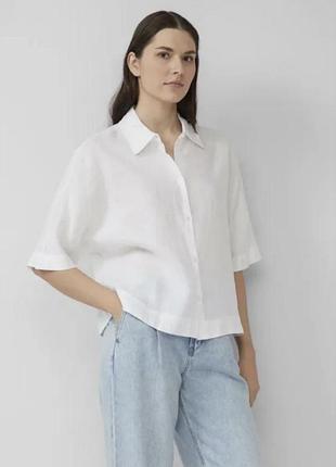Сорочка з льоном h&m