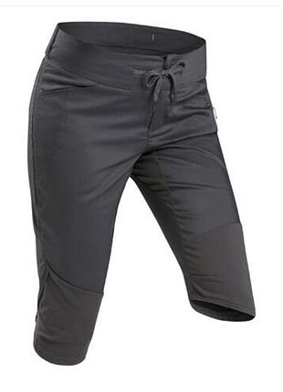 Женские трекинговые бриджи decathlon quechua nh500 (smart pockets)