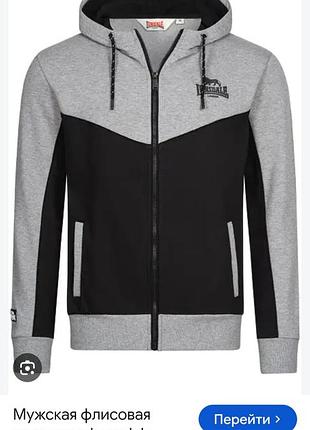 Теплая кофта зипка lonsdale р м, оригинал