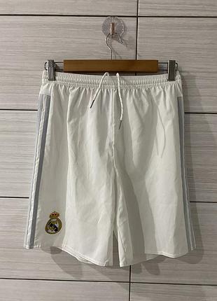 Шорти для підлітків adidas real madrid 15/16 білі 164 см