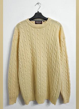 Светр вовняний greenfield country woolmark pure new wool