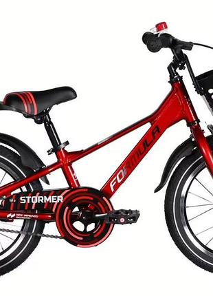 Велосипед al 16" formula stormer vbr рама 8,5" червоний (ops-frk-16-245)