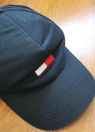 Кепка унисекс Tommy hilfiger denim flag cap синяя бейсболка