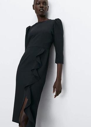 Плаття міді жіноче zara  стильне
