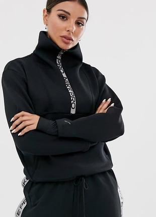 Жіноча спортивна кофта nike pro чорна розмір s