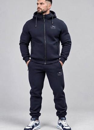 Чоловічий зимовий спортивний костюм від відомого бренду puma