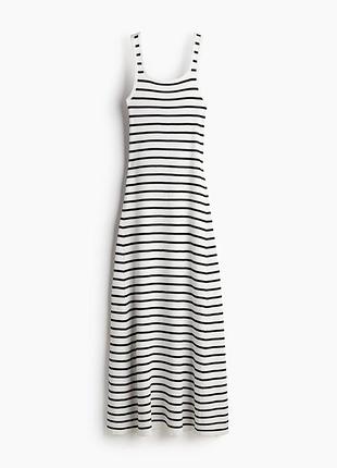 Жіноча сукня-майка міді в смужку