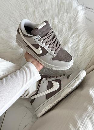 Кросівки nike dunk low gore-tex light bone / mink brown | 36–46 2