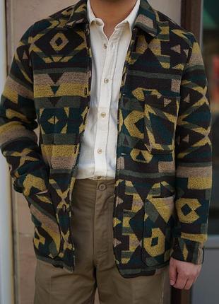 Чоловіча шерстяна  куртка овершот portuguese flannel size m стан чудовий
