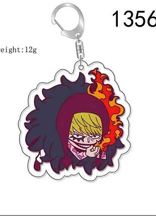 Акриловые брелоки one piece — ван пис / большой куш