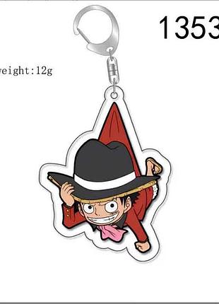 Акриловые брелоки one piece — ван пис / большой куш