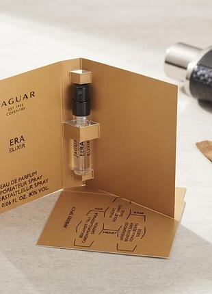 Парфюмированный пробник (семпл) jaguar era elixir eau de parfum - амбровый пряный парфюм для мужчин, 1.8 мл