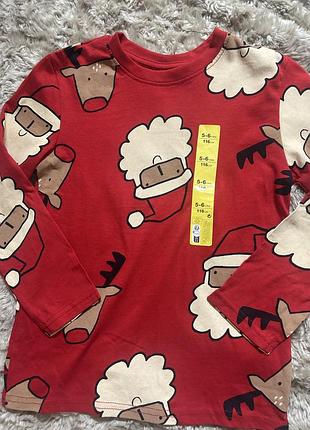 Уцінка. новорічний реглан лонгслів primark
