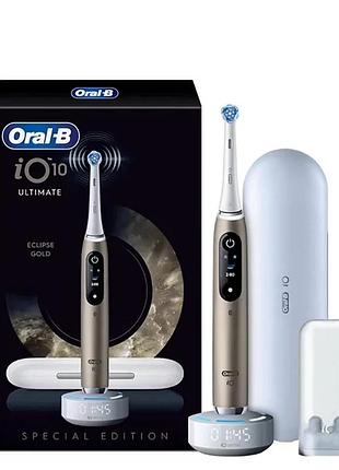 Электрическая зубная щетка oral-b io10 ultimate eclipse gold (iom10.1a3.ad) нова!