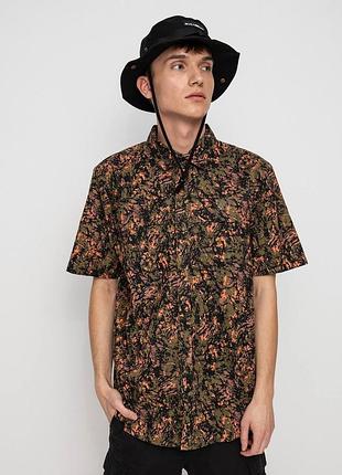 Сорочка volcom layne s/s button up military 2