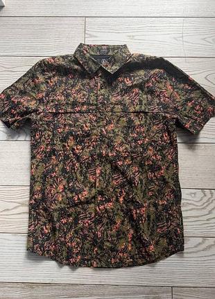 Сорочка volcom layne s/s button up military 3