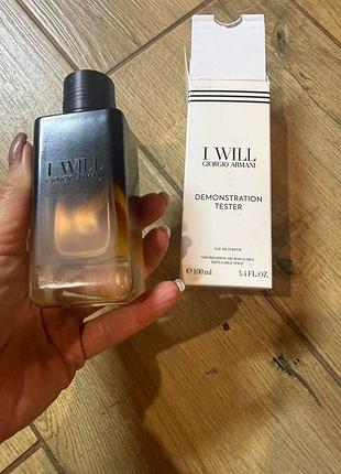 Giorgio armani i will тестер 100 мл