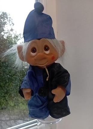 Кукла тролль тролль зиздар (или астроном) troll dam denmark 1977рик данныея