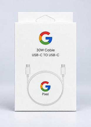 Кабель usb type-c для google pixel, длина 1 метр, мощность 30w