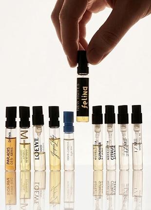 Лот набір пробників парфумів 10 шт: loewe, escentric molecules, d&g, novellista, i/me