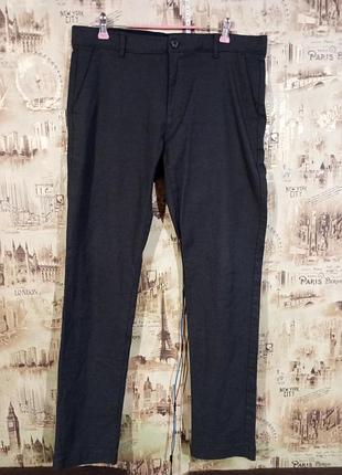 Чоловічі штани чіноси reserved slim fit темно-сірі розмір 31