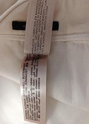 Брюки жіночі massimo dutti кремові 8
