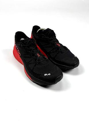 Кросівки для трейраннігу salomon s-lab sense ultra чорні розмір 39 устілка 24.5