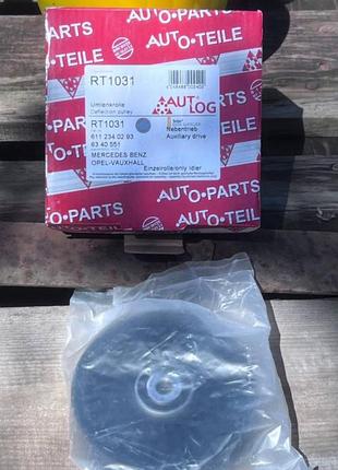 Ролик ременя генератора autlog rt1031 для mercedes-benz та opel