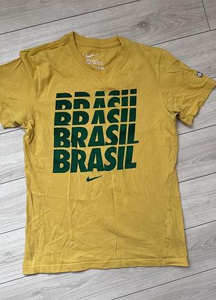 Футболка nike brasil жовта розмір m
