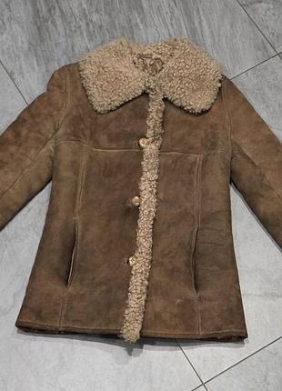 Винтажная дубленка morlands (real lambskin) made in england размер s
