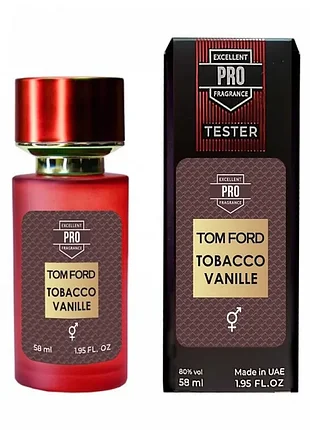 Парфуми tom ford tobacco vanille тестер pro унісекс 58 мл — розкішний тютюново-ванільний аромат (22657)