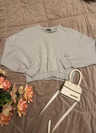 Жіночий укорочений світшот zara розмір с