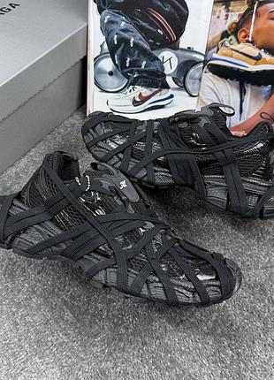 Р.36-41 кроссовки balenciaga 3xl extreme lace black артикул 1092